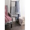 image:imageDII Rustic Farmhouse Thin Stripe Woven Throw 50x60 GrayStone