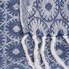 image:imageDII Rustic Farmhouse Throw Blanket with Decorative Tassels Use for Chair Couch Bed Picnic Camping Beach amp Just Staying Cozy at Home 50x60 Nautical BlueNautical Blue