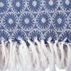 image:imageDII Rustic Farmhouse Throw Blanket with Decorative Tassels Use for Chair Couch Bed Picnic Camping Beach amp Just Staying Cozy at Home 50x60 Nautical BlueNautical Blue