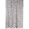 image:imageDII Square Woven Throw with Decorative Fringe 100 Cotton Stylish and Functional 50x60 GrayGray
