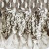 image:imageDII Textured Acryllic Woven Throw Farmhouse Fringe Blanket 50x60 GrayWhiteGrayWhite