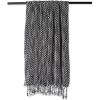 image:imageDII Textured Acryllic Woven Throw Farmhouse Fringe Blanket 50x60 GrayWhiteNavyWhite