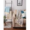 image:imageDII Transitional Basketweave Woven Throw 50x60 TealStone