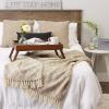 image:imageDII Transitional Basketweave Woven Throw 50x60 TealStone