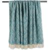 image:imageDII Transitional Basketweave Woven Throw 50x60 TealTeal