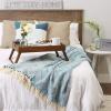 image:imageDII Transitional Basketweave Woven Throw 50x60 TealTeal