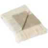 image:imageDII Coastal Acrylic Rugby Stripe Woven Throw 50x60 BlueBrown
