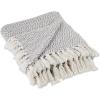 image:imageDII Rustic Farmhouse Double Diamond Woven Throw 50x60 Storm BlueGray