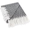 image:imageDII Rustic Farmhouse Throw Blanket with Decorative Tassels Use for Chair Couch Bed Picnic Camping Beach amp Just Staying Cozy at Home 50x60 Nautical BlueBlack