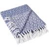 image:imageDII Rustic Farmhouse Throw Blanket with Decorative Tassels Use for Chair Couch Bed Picnic Camping Beach amp Just Staying Cozy at Home 50x60 Nautical BlueNautical Blue