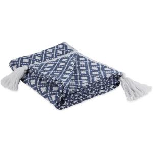 image:imageDII Black Diamond Lattice Throw 50x60French Blue