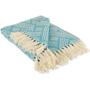 image:imageDII Transitional Basketweave Woven Throw 50x60 TealTeal