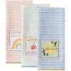image:imageDII Be YouTiful Collection Absorbent amp LongLasting Kitchen Dishtowel Set 18x28 Shine On 3 Count