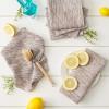 image:imageDII Recycled Cotton Kitchen Collection Absorbent Tonal Waffle Barn Red Dishtowel Set 20x30 3 PieceLeather Brown