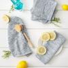 image:imageDII Recycled Cotton Kitchen Collection Absorbent Tonal Waffle Barn Red Dishtowel Set 20x30 3 PieceTeal Green