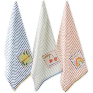 image:imageDII Be YouTiful Collection Absorbent amp LongLasting Kitchen Dishtowel Set 18x28 Shine On 3 Count