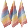 image:imageDII Be YouTiful Collection Absorbent amp LongLasting Kitchen Dishtowel amp Dishcloth Set Heavyweight Rainbow Stripe 6 CountRainbow Stripe