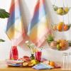 image:imageDII Be YouTiful Collection Absorbent amp LongLasting Kitchen Dishtowel amp Dishcloth Set Heavyweight Rainbow Stripe 6 CountRainbow Stripe