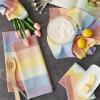 image:imageDII Be YouTiful Collection Absorbent amp LongLasting Kitchen Dishtowel amp Dishcloth Set Heavyweight Rainbow Stripe 6 CountRainbow Stripe