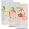 image:imageDII Be YouTiful Collection Absorbent amp LongLasting Kitchen Dishtowel amp Dishcloth Set Heavyweight Rainbow Stripe 6 CountSummer Fruit