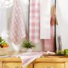image:imageDII Everyday Basic Kitchen Collection Large Woven Cotton DishtowelTea Towel Set 18x28 Rose 5 Count