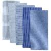 image:imageDII Ultra Absorbent Everyday Cotton Kitchen Towels Dishcloth Set Assorted Indigo 10 PieceAssorted Blue