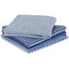 image:imageDII Ultra Absorbent Everyday Cotton Kitchen Towels Dishcloth Set Assorted Indigo 10 PieceAssorted Blue