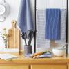image:imageDII Ultra Absorbent Everyday Cotton Kitchen Towels Dishcloth Set Assorted Indigo 10 PieceAssorted Blue