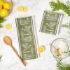 image:imageDII Woodlands Collection Dishtowel Set 18x28 in The Woods 3 PieceDuck Jacquard