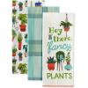 image:imageDII You Grow Girl Collection Decorative Machine Washable Kitchen Dishtowel Set 18x28 Weed It 3 PieceFancy Plants
