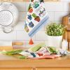 image:imageDII You Grow Girl Collection Decorative Machine Washable Kitchen Dishtowel Set 18x28 Weed It 3 PiecePlant Lady