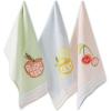 image:imageDII Be YouTiful Collection Absorbent amp LongLasting Kitchen Dishtowel amp Dishcloth Set Heavyweight Rainbow Stripe 6 CountSummer Fruit