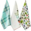 image:imageDII You Grow Girl Collection Decorative Machine Washable Kitchen Dishtowel Set 18x28 Weed It 3 PieceFancy Plants