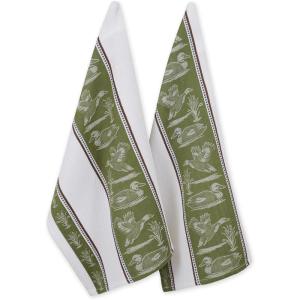 image:imageDII Woodlands Collection Dishtowel Set 18x28 in The Woods 3 PieceDuck Jacquard