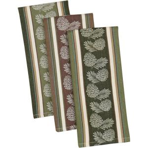image:imageDII Woodlands Collection Dishtowel Set 18x28 in The Woods 3 PiecePine Sprig