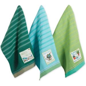 image:imageDII You Grow Girl Collection Decorative Machine Washable Kitchen Dishtowel Set 18x28 Weed It 3 PieceWeed It