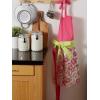 image:imageDII Womens Cotton Skirted Kitchen Apron for Cooking Baking amp Crafts Adjustable with Generous Waist Ties Pink Daisy One Size