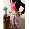 image:imageDII Womens Cotton Skirted Kitchen Apron for Cooking Baking amp Crafts Adjustable with Generous Waist Ties Pink Daisy One Size