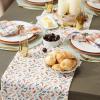 image:imageDII Autumn Afternoon Farmhouse Kitchen Thanksgiving amp Fall Dcor for Home Tablecloth 60x104 Pumpkin Plaid Orange amp GreyCrisp Leaves