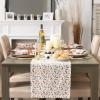 image:imageDII Autumn Afternoon Farmhouse Kitchen Thanksgiving amp Fall Dcor for Home Tablecloth 60x104 Pumpkin Plaid Orange amp GreyCrisp Leaves