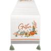 image:imageDII Autumn Afternoon Farmhouse Kitchen Thanksgiving amp Fall Dcor for Home Tablecloth 60x104 Pumpkin Plaid Orange amp GreyHarvest Check