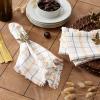 image:imageDII Autumn Afternoon Farmhouse Kitchen Thanksgiving amp Fall Dcor for Home Tablecloth 60x104 Pumpkin Plaid Orange amp GreyHarvest Check