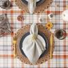 image:imageDII Autumn Afternoon Farmhouse Kitchen Thanksgiving amp Fall Dcor for Home Tablecloth 60x104 Pumpkin Plaid Orange amp GreyPumpkin Plaid  Orange  Grey