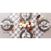 image:imageDII Buffalo Check Collection Classic Farmhouse Tablecloth Table Topper 40x40 Gray amp White