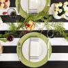 image:imageDII Cabana Stripe Outdoor Tabletop Collection StainWrinkle Resistant amp Waterproof 60x84 Tablecloth Black