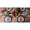 image:imageDII Caliente Collection Kitchen Tablecloth 52x52 Verano Stripe