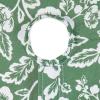 image:imageDII Floral Outdoor Zippered Tabletop Collection Water Resistant Tablecloth 60 x 120 Artichoke Green