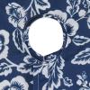 image:imageDII Floral Outdoor Zippered Tabletop Collection Water Resistant Tablecloth 60 x 84 StoneNautical Blue