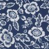 image:imageDII Floral Outdoor Zippered Tabletop Collection Water Resistant Tablecloth 60 x 84 StoneNautical Blue