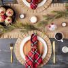 image:imageDII Glad Tidings Plaid Holiday Dining Table amp Kitchen Dcor Christmas Tablecloth 60x104 Red Buffalo Plaid20 x 20 Set of 6